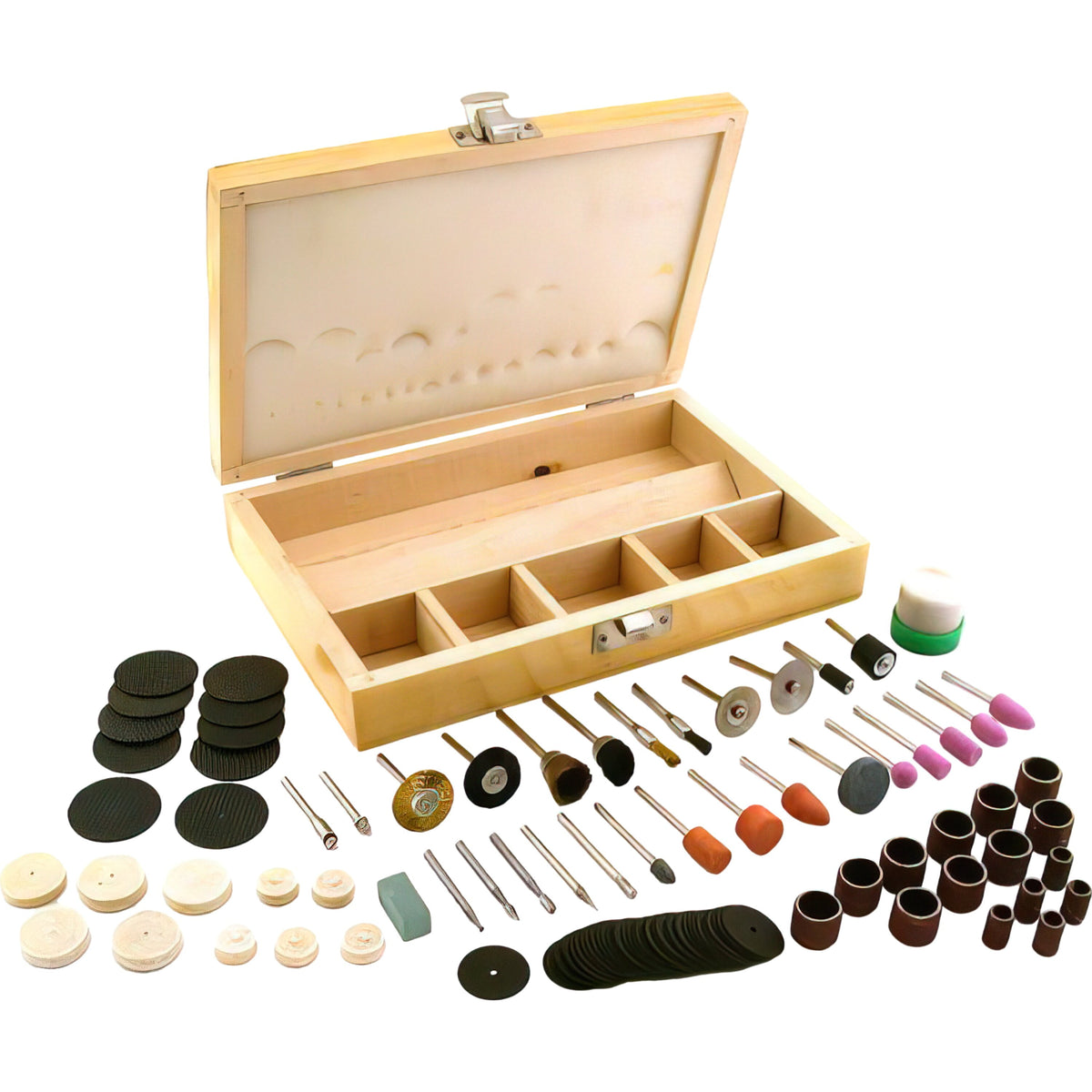 1/8" Rotary Tool Accessory Bit Set Hobby Craft Jewelers Tools 100Pcs
