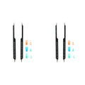 2 Set 10 Inches Scale Divider,Proportional Scale Divider Drawing Tool for Artists,Premium Adjustable Caliper