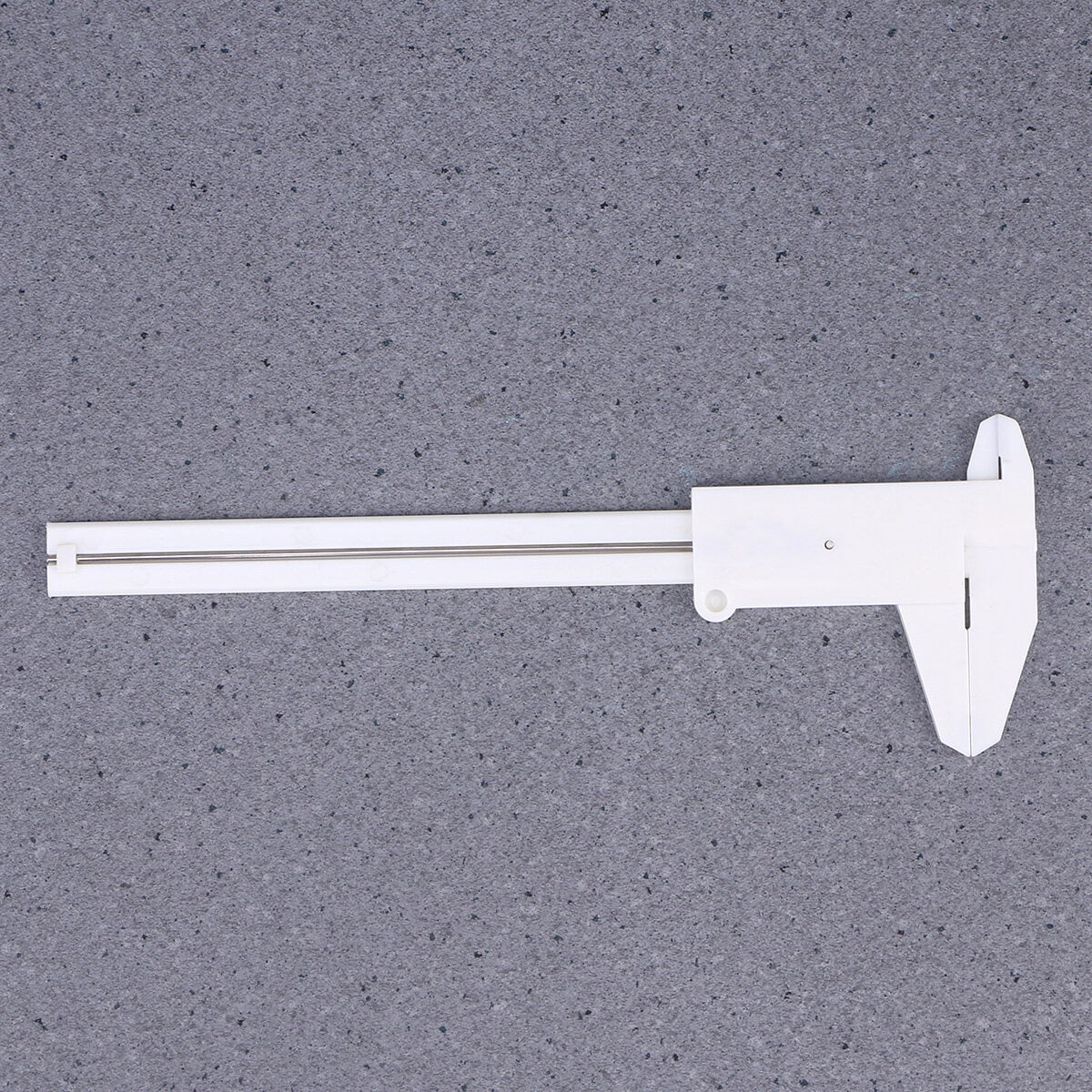 NIAIZEK White Plastic Caliper with Clear Scale for Precise Internal and External Measurements, and Easy to Use