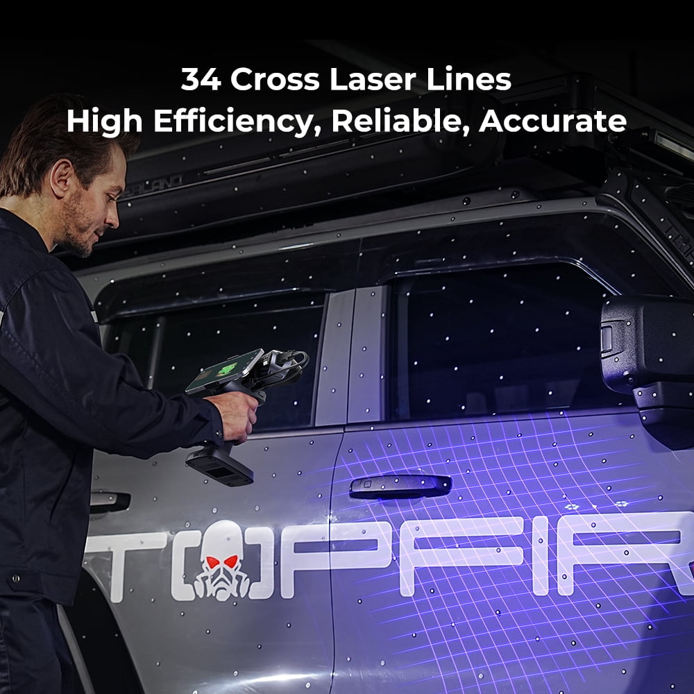 Creality Raptor X Wireless 3D Scanner Portable 1,020,000 points/s Fast Scan Speed with 24-bit Full-Color Scanning