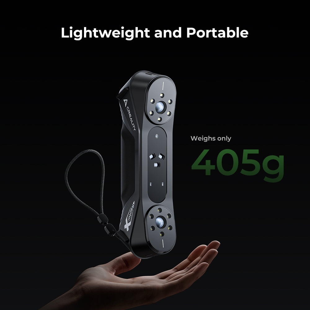 Creality Raptor X Wireless 3D Scanner Portable 1,020,000 points/s Fast Scan Speed with 24-bit Full-Color Scanning