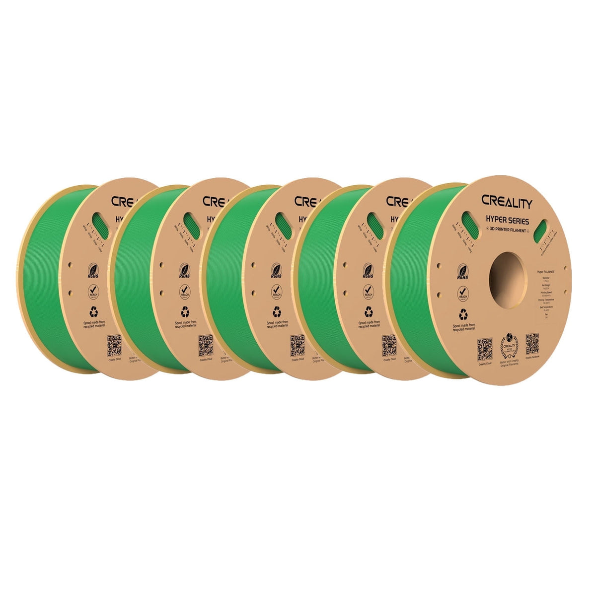 Creality Hyper PLA Filament 5kg/11lbs Spool K1 Max/Ender 3 V3 SE/KE Fused Deposition Modeling 3D Printer Filament 1.75 mm for Home Shcool Office Beginners