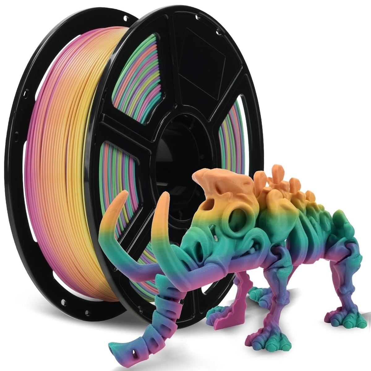 Flashforge PLA Filament 1.75mm, 1KG/2.2lbs PLA 3D Printer Filament, Burnt Titanium