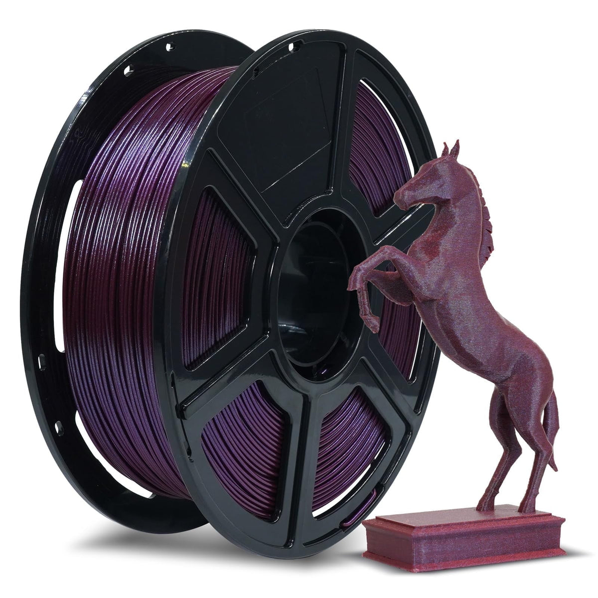 Flashforge PLA Filament 1.75mm, 1KG/2.2lbs PLA 3D Printer Filament, Burnt Titanium