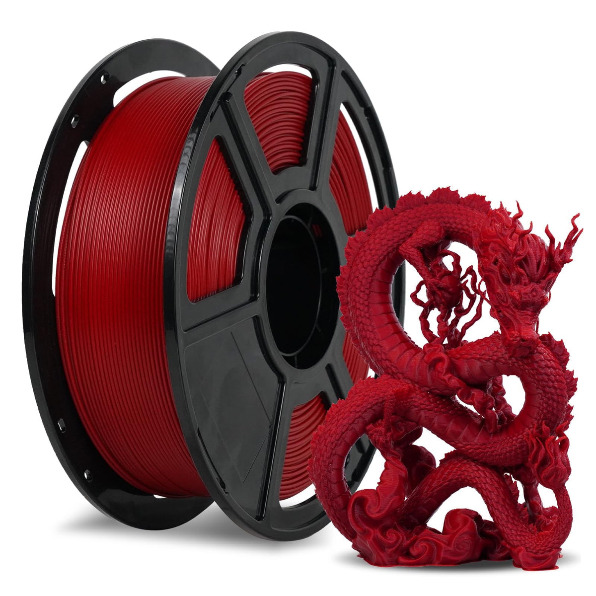 Flashforge PLA Filament 1.75mm, 1KG/2.2lbs PLA 3D Printer Filament, Burnt Titanium