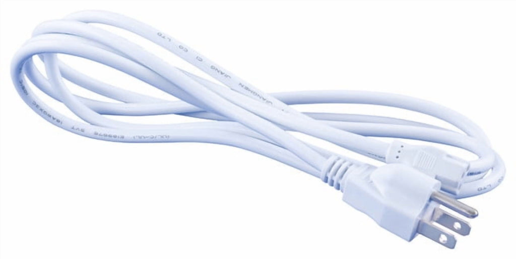 OMNIHIL Replacement (WHT) 8FT AC Cord + (15FT) 2.0 USB Cable for XYZprinting da Vinci 2.0 Duo 3D Printer