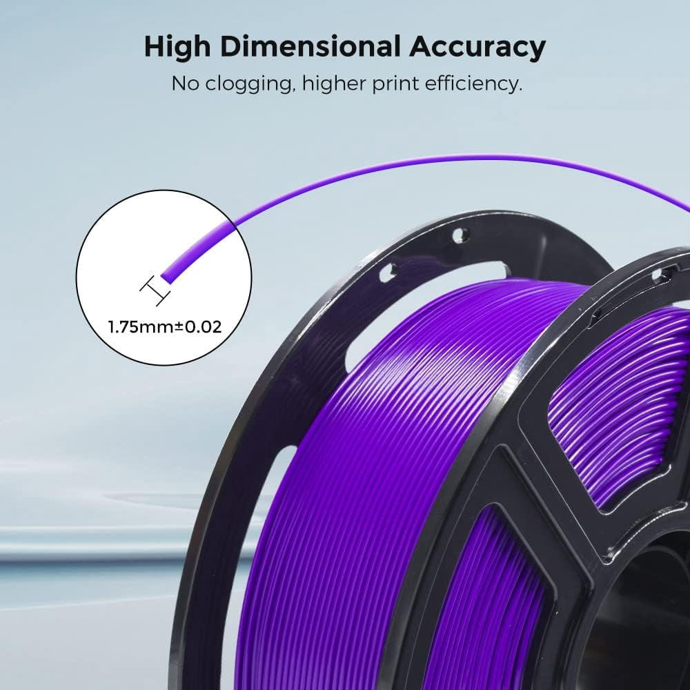 Flashforge PLA Filament 1.75mm, 1KG/2.2lbs PLA 3D Printer Filament, Burnt Titanium