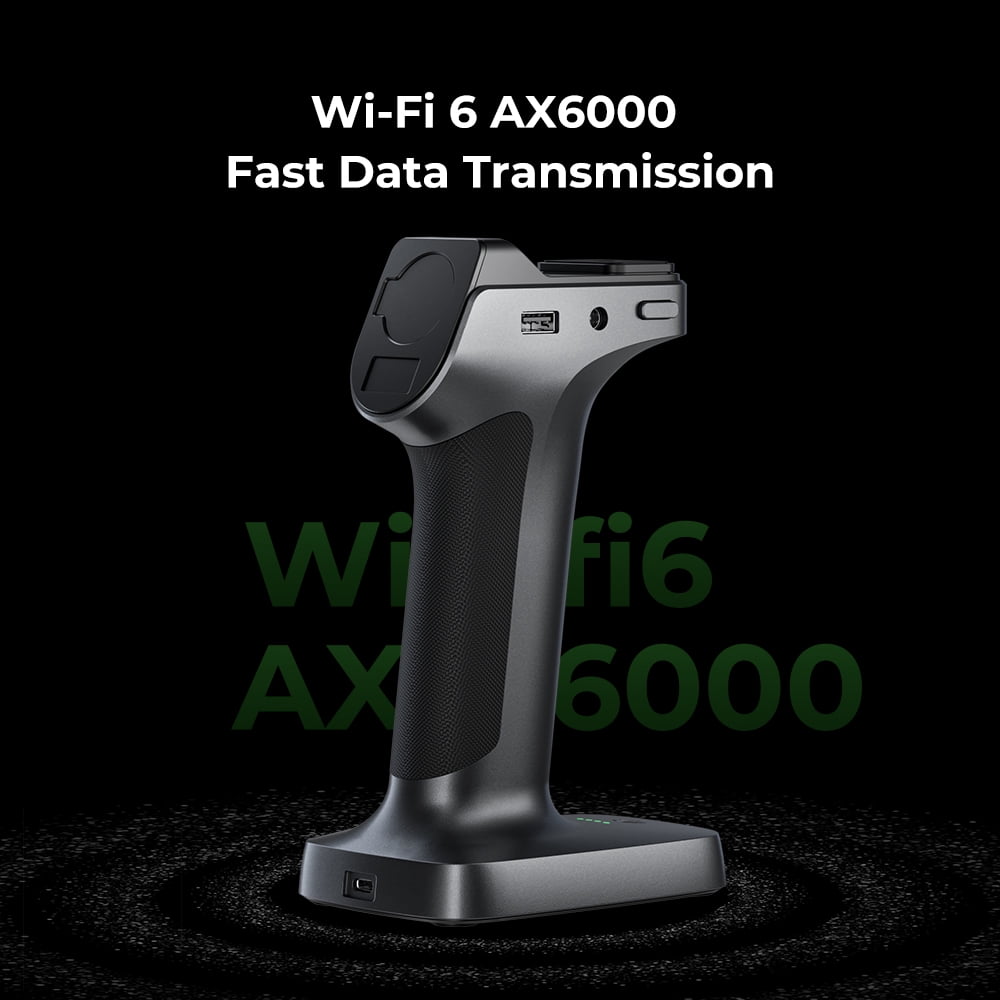 Creality Raptor X Wireless 3D Scanner Portable 1,020,000 points/s Fast Scan Speed with 24-bit Full-Color Scanning