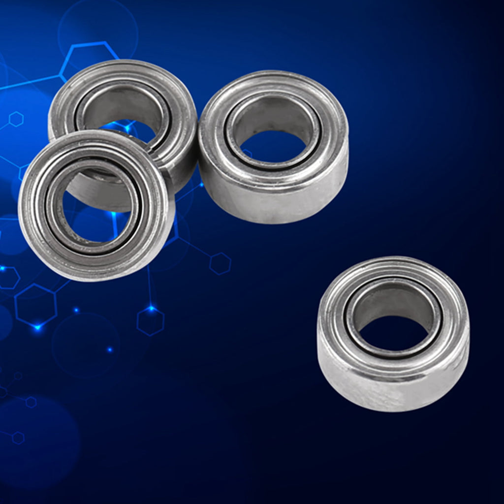 10pcs MR63ZZ Double Shielded Miniature Ball Bearings, 3x6x2.5mm / 0.12x0.23x0.09 inches for 3D Printers, Quadcopters, and Hobby Projects