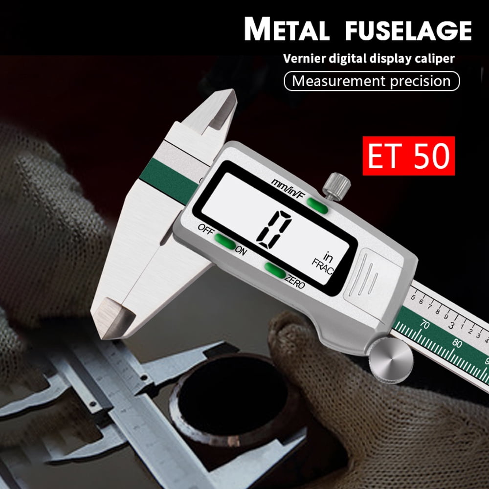 Stainless Steel High Accuracy Electronic LCD Digital Display Slide Caliper Vernier Ruler with Measuring of 0-150mm